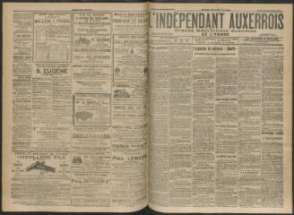 3 vues - L\'Indépendant auxerrois : organe républicain quotidien de l’Yonne, n° 226, jeudi 28 septembre 1911 (ouvre la visionneuse)