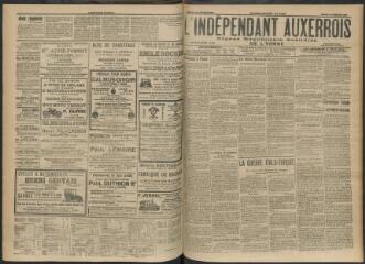 3 vues - L\'Indépendant auxerrois : organe républicain quotidien de l’Yonne, n° 236, mardi 10 octobre 1911 (ouvre la visionneuse)
