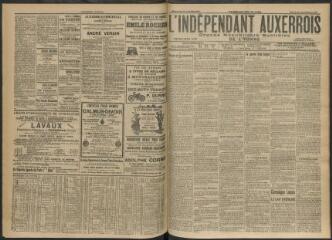 3 vues - L\'Indépendant auxerrois : organe républicain quotidien de l’Yonne, n° 249, mercredi 25 octobre 1911 (ouvre la visionneuse)