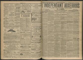 3 vues - L\'Indépendant auxerrois : organe républicain quotidien de l’Yonne, n° 255, mercredi 1 novembre et jeudi 2 novembre 1911 (ouvre la visionneuse)