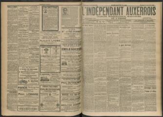 3 vues - L\'Indépendant auxerrois : organe républicain quotidien de l’Yonne, n° 256, vendredi 3 novembre 1911 (ouvre la visionneuse)