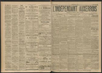 3 vues - L\'Indépendant auxerrois, n° 34, samedi 19 mars 1892 (ouvre la visionneuse)