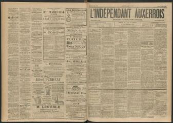 3 vues - L\'Indépendant auxerrois, n° 37, samedi 26 mars 1892 (ouvre la visionneuse)