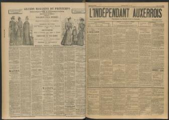 3 vues - L\'Indépendant auxerrois, n° 40, mardi 5 avril 1892 (ouvre la visionneuse)