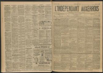 3 vues - L\'Indépendant auxerrois, n° 43, mardi 12 avril 1892 (ouvre la visionneuse)