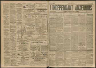 3 vues - L\'Indépendant auxerrois, n° 45, samedi 16 avril 1892 (ouvre la visionneuse)