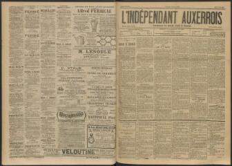 3 vues - L\'Indépendant auxerrois, n° 52, mardi 3 mai 1892 (ouvre la visionneuse)