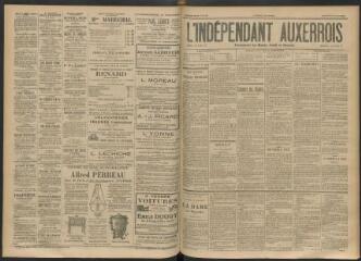 3 vues - L\'Indépendant auxerrois, n° 135, samedi 12 novembre 1892 (ouvre la visionneuse)