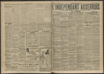 3 vues - L\'Indépendant auxerrois : organe républicain quotidien de l\'Yonne, n° 37, mardi 13 février 1912 (ouvre la visionneuse)