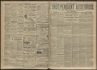 3 vues - L\'Indépendant auxerrois : organe républicain quotidien de l\'Yonne, n° 45, jeudi 22 février 1912 (ouvre la visionneuse)