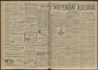 3 vues - L\'Indépendant auxerrois : organe républicain quotidien de l\'Yonne, n° 52, vendredi 1 mars 1912 (ouvre la visionneuse)