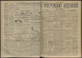 3 vues - L\'Indépendant auxerrois : organe républicain quotidien de l\'Yonne, n° 59, samedi 9 mars 1912 (ouvre la visionneuse)