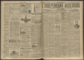 3 vues - L\'Indépendant auxerrois : organe républicain quotidien de l\'Yonne, n° 213, jeudi 12 septembre 1912 (ouvre la visionneuse)