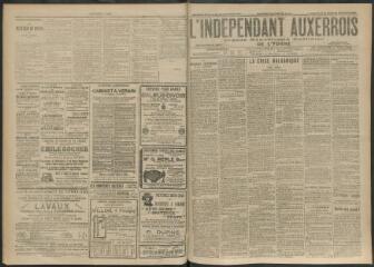 3 vues - L\'Indépendant auxerrois : organe républicain quotidien de l\'Yonne, n° 303, mercredi 25 décembre et jeudi 26 décembre 1912 (ouvre la visionneuse)