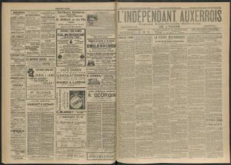 3 vues - L\'Indépendant auxerrois : organe républicain quotidien de l\'Yonne, n° 306, dimanche 29 décembre et lundi 30 décembre 1912 (ouvre la visionneuse)