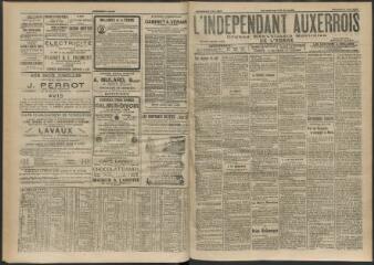 3 vues - L\'Indépendant auxerrois : organe républicain quotidien de l\'Yonne, n° 54, mercredi 5 mars 1913 (ouvre la visionneuse)
