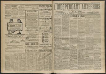 3 vues - L\'Indépendant auxerrois : organe républicain quotidien de l\'Yonne, n° 233, mercredi 8 octobre 1913 (ouvre la visionneuse)