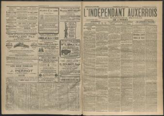 3 vues - L\'Indépendant auxerrois : organe républicain quotidien de l\'Yonne, n° 251, mercredi 29 octobre 1913 (ouvre la visionneuse)