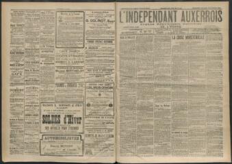 3 vues - L\'Indépendant auxerrois : organe républicain quotidien de l\'Yonne, n° 284, dimanche 7 décembre et lundi 8 décembre 1913 (ouvre la visionneuse)