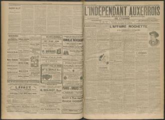 3 vues - L\'Indépendant auxerrois : organe républicain quotidien de l\'Yonne, n° 71, jeudi 26 mars 1914 (ouvre la visionneuse)