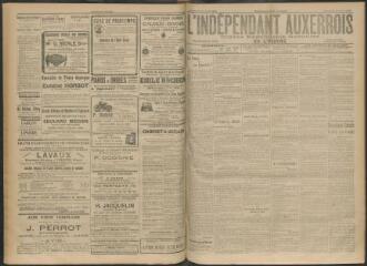 3 vues - L\'Indépendant auxerrois : organe républicain quotidien de l\'Yonne, n° 84, vendredi 10 avril 1914 (ouvre la visionneuse)