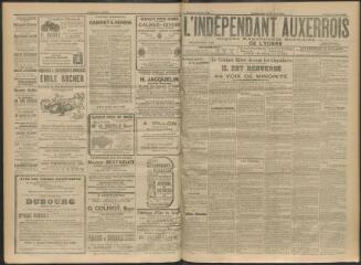 3 vues - L\'Indépendant auxerrois : organe républicain quotidien de l\'Yonne, n° 136, samedi 13 juin 1914 (ouvre la visionneuse)