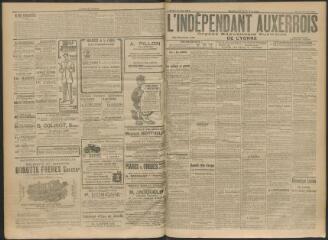 3 vues - L\'Indépendant auxerrois : organe républicain quotidien de l\'Yonne, n° 138, mardi 16 juin 1914 (ouvre la visionneuse)