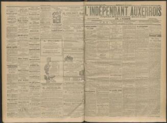 3 vues - L\'Indépendant auxerrois : organe républicain quotidien de l\'Yonne, n° 143, dimanche 21 juin et lundi 22 juin 1914 (ouvre la visionneuse)