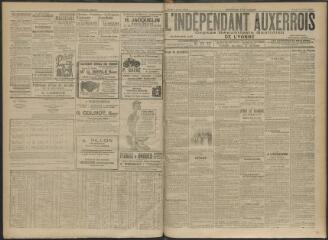 3 vues - L\'Indépendant auxerrois : organe républicain quotidien de l\'Yonne, n° 152, jeudi 2 juillet 1914 (ouvre la visionneuse)