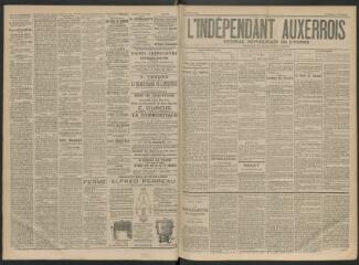 3 vues - L\'Indépendant auxerrois : journal républicain de l\'Yonne, n° 5, jeudi 11 janvier 1894 (ouvre la visionneuse)