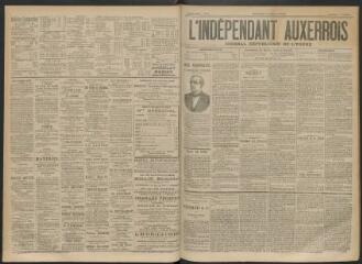 3 vues - L\'Indépendant auxerrois : journal républicain de l\'Yonne, n° 33, samedi 17 mars 1894 (ouvre la visionneuse)