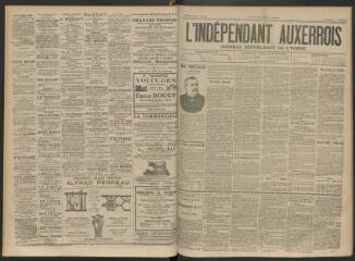 3 vues - L\'Indépendant auxerrois : journal républicain de l\'Yonne, n° 38, jeudi 29 mars 1894 (ouvre la visionneuse)