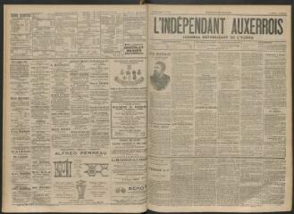 3 vues - L\'Indépendant auxerrois : journal républicain de l\'Yonne, n° 43, samedi 7 avril 1894 (ouvre la visionneuse)