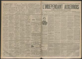 3 vues - L\'Indépendant auxerrois : journal républicain de l\'Yonne, n° 52, lundi 23 avril 1894 (ouvre la visionneuse)