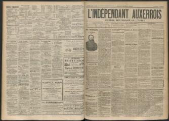 3 vues - L\'Indépendant auxerrois : journal républicain de l\'Yonne, n° 55, samedi 28 avril 1894 (ouvre la visionneuse)