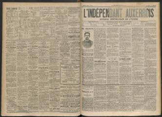 3 vues - L\'Indépendant auxerrois : journal républicain de l\'Yonne, n° 56, lundi 30 avril 1894 (ouvre la visionneuse)