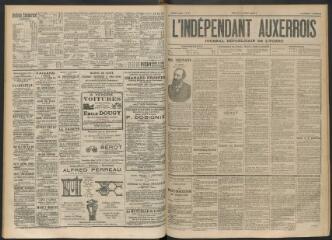 3 vues - L\'Indépendant auxerrois : journal républicain de l\'Yonne, n° 57, mardi 1 mai 1894 (ouvre la visionneuse)
