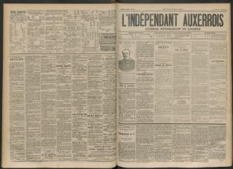 3 vues - L\'Indépendant auxerrois : journal républicain de l\'Yonne, n° 58, mercredi 2 mai 1894 (ouvre la visionneuse)