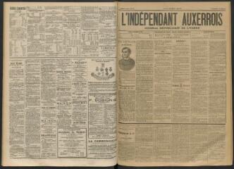 3 vues - L\'Indépendant auxerrois : journal républicain de l\'Yonne, n° 62, jeudi 10 mai 1894 (ouvre la visionneuse)