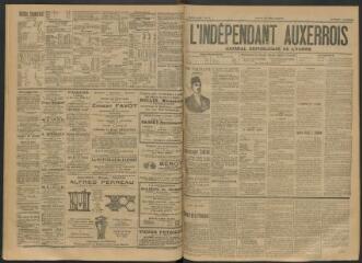 3 vues - L\'Indépendant auxerrois : journal républicain de l\'Yonne, n° 73, jeudi 31 mai 1894 (ouvre la visionneuse)