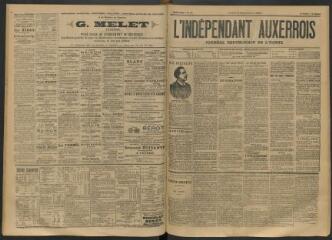 3 vues - L\'Indépendant auxerrois : journal républicain de l\'Yonne, n° 126, lundi 3 septembre 1894 (ouvre la visionneuse)