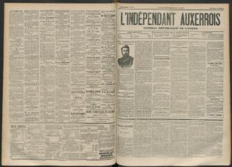 3 vues - L\'Indépendant auxerrois : journal républicain de l\'Yonne, n° 137, samedi 22 septembre 1894 (ouvre la visionneuse)