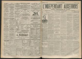 3 vues - L\'Indépendant auxerrois : journal républicain de l\'Yonne, n° 162, mardi 6 novembre 1894 (ouvre la visionneuse)