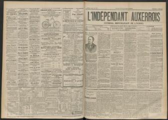 3 vues - L\'Indépendant auxerrois : journal républicain de l\'Yonne, n° 167, jeudi 15 novembre 1894 (ouvre la visionneuse)