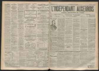 3 vues - L\'Indépendant auxerrois : journal républicain de l\'Yonne, n° 175, jeudi 29 novembre 1894 (ouvre la visionneuse)