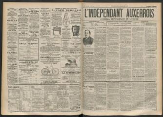 3 vues - L\'Indépendant auxerrois : journal républicain de l\'Yonne, n° 182, mardi 11 décembre 1894 (ouvre la visionneuse)