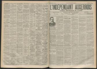 3 vues - L\'Indépendant auxerrois : journal républicain de l\'Yonne, n° 185, lundi 17 décembre 1894 (ouvre la visionneuse)