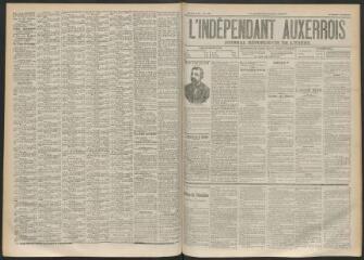 3 vues - L\'Indépendant auxerrois : journal républicain de l\'Yonne, n° 187, jeudi 20 décembre 1894 (ouvre la visionneuse)