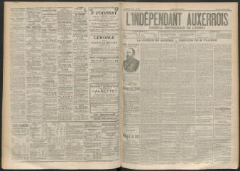 3 vues - L\'Indépendant auxerrois : journal républicain de l\'Yonne, n° 32, lundi 25 février 1895 (ouvre la visionneuse)