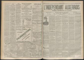 3 vues - L\'Indépendant auxerrois : journal républicain de l\'Yonne, n° 34, jeudi 28 février 1895 (ouvre la visionneuse)
